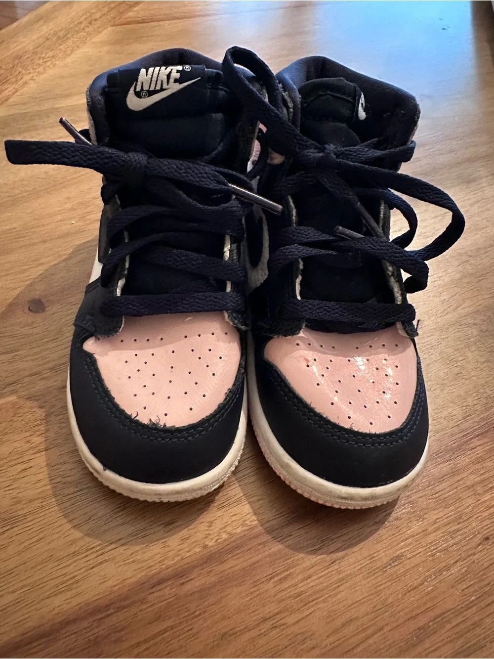 Nike toddler retro 1 Air Jordan High-Top Sneakers in Pink and Black